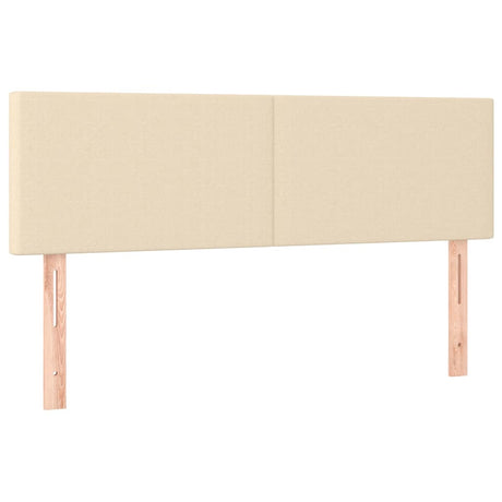 Vidaxl hoofdborden 2 st 72x5x78 88 cm stof crèmekleurig