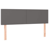 Vidaxl hoofdborden 2 st 72x5x78 88 cm kunstleer grijs
