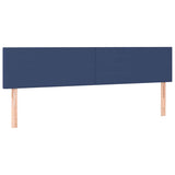Vidaxl hoofdborden 2 st 100x5x78 88 cm stof blauw