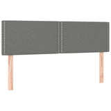 Vidaxl hoofdborden 2 st 72x5x78 88 cm stof donkergrijs