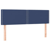 Vidaxl hoofdborden 2 st 72x5x78 88 cm stof blauw