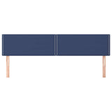 Vidaxl hoofdborden 2 st 80x5x78 88 cm stof blauw