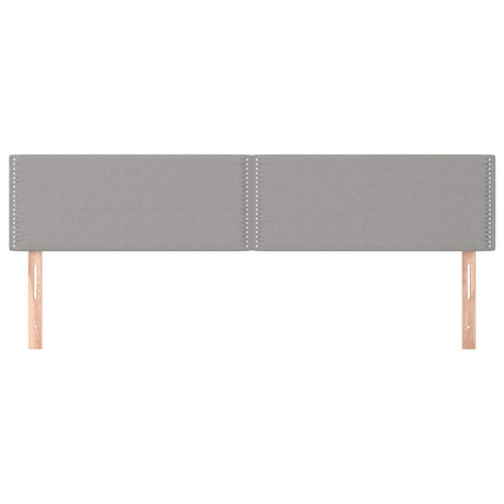 Vidaxl hoofdborden 2 st 90x5x78 88 cm stof lichtgrijs