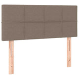 Vidaxl hoofdbord 80x5x78 88 cm stof taupe