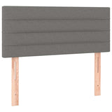 Vidaxl hoofdbord 80x5x78 88 cm stof donkergrijs