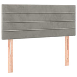 Vidaxl hoofdbord 80x5x78 88 cm fluweel lichtgrijs
