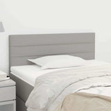 Vidaxl hoofdbord 100 x 5 x 78 88 cm stof lichtgrijs
