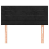 Vidaxl hoofdbord 100x5x78 88 cm fluweel zwart