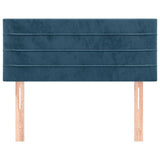 Vidaxl hoofdbord 100x5x78 88 cm fluweel donkerblauw