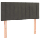 Vidaxl hoofdbord 80x5x78 88 cm fluweel donkergrijs
