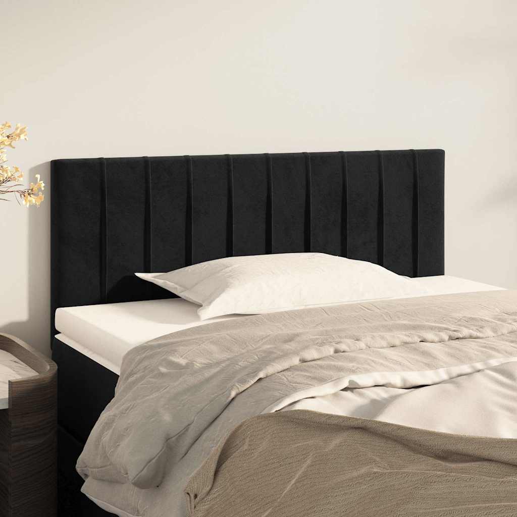 Vidaxl hoofdbord 80x5x78 88 cm fluweel zwart
