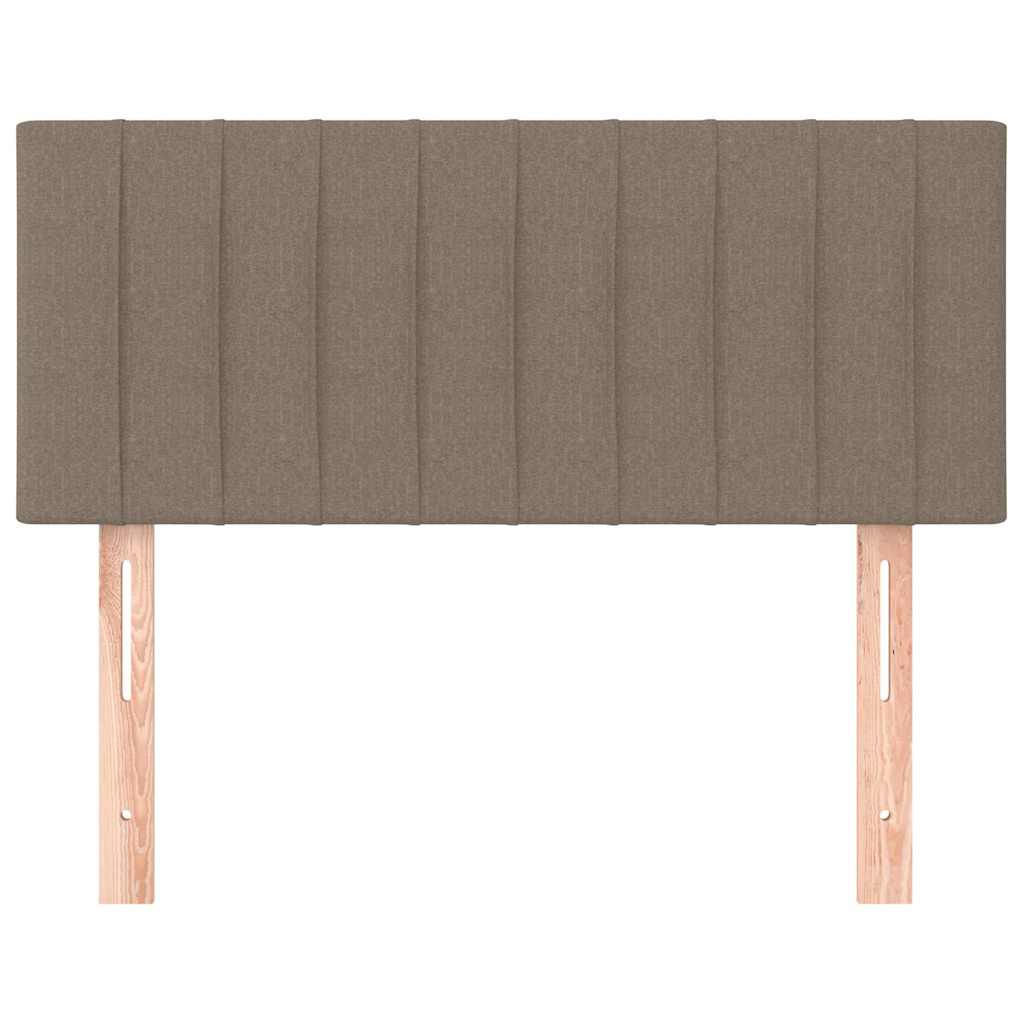 Vidaxl hoofdbord 100x5x78 88 cm stof taupe