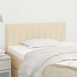 Vidaxl hoofdbord 100x5x78 88 cm stof crèmekleurig