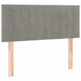 Vidaxl hoofdbord 100x5x78 88 cm fluweel lichtgrijs