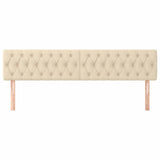 Vidaxl hoofdborden 2 st 90x7x78 88 cm stof crèmekleurig
