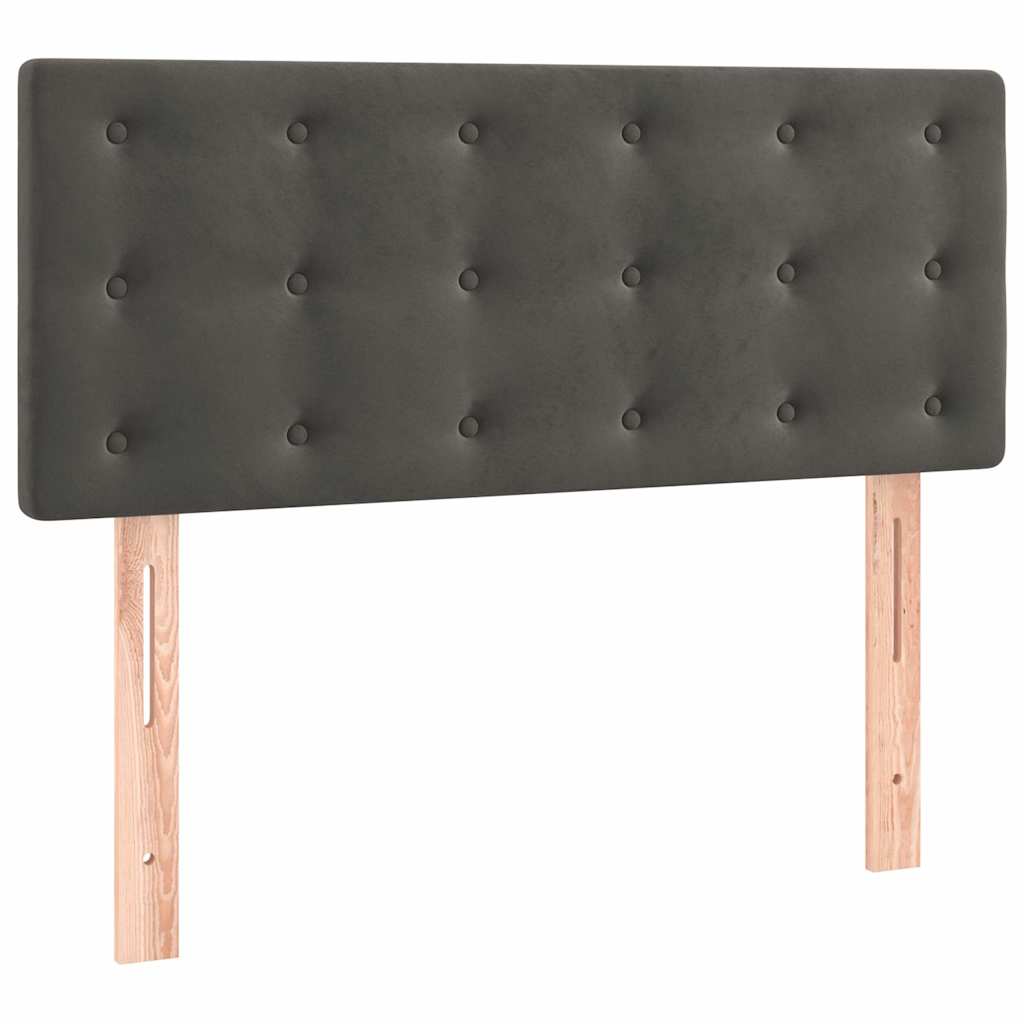 Vidaxl hoofdbord 100x5x78 88 cm fluweel donkergrijs