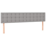 Vidaxl hoofdborden 2 st 90x5x78 88 cm stof lichtgrijs