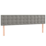 Vidaxl hoofdborden 2 st 90x5x78 88 cm fluweel lichtgrijs