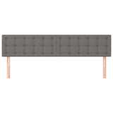 Vidaxl hoofdborden 2 st 100x5x78 88 cm stof donkergrijs