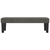 Vidaxl bankje 100x30x30 cm fluweel donkergrijs
