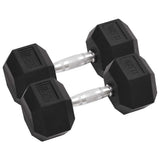 VidaXL håndvægte 2 stk 25 kg total støbejern