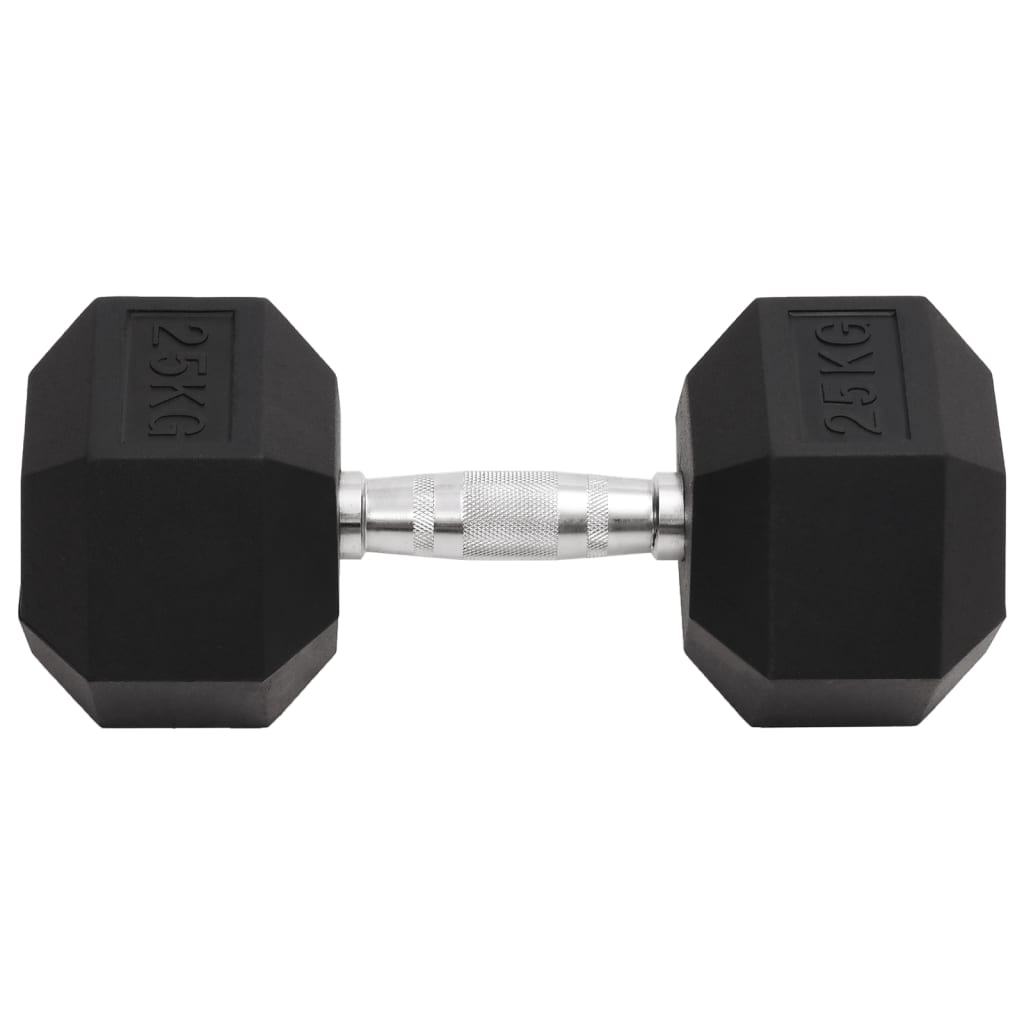 VidaXL håndvægte 25 kg støbejern
