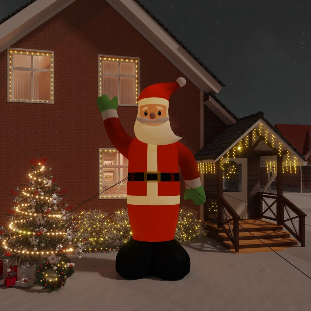 Vidaxl Santa oppustelig med LED'er 475 cm