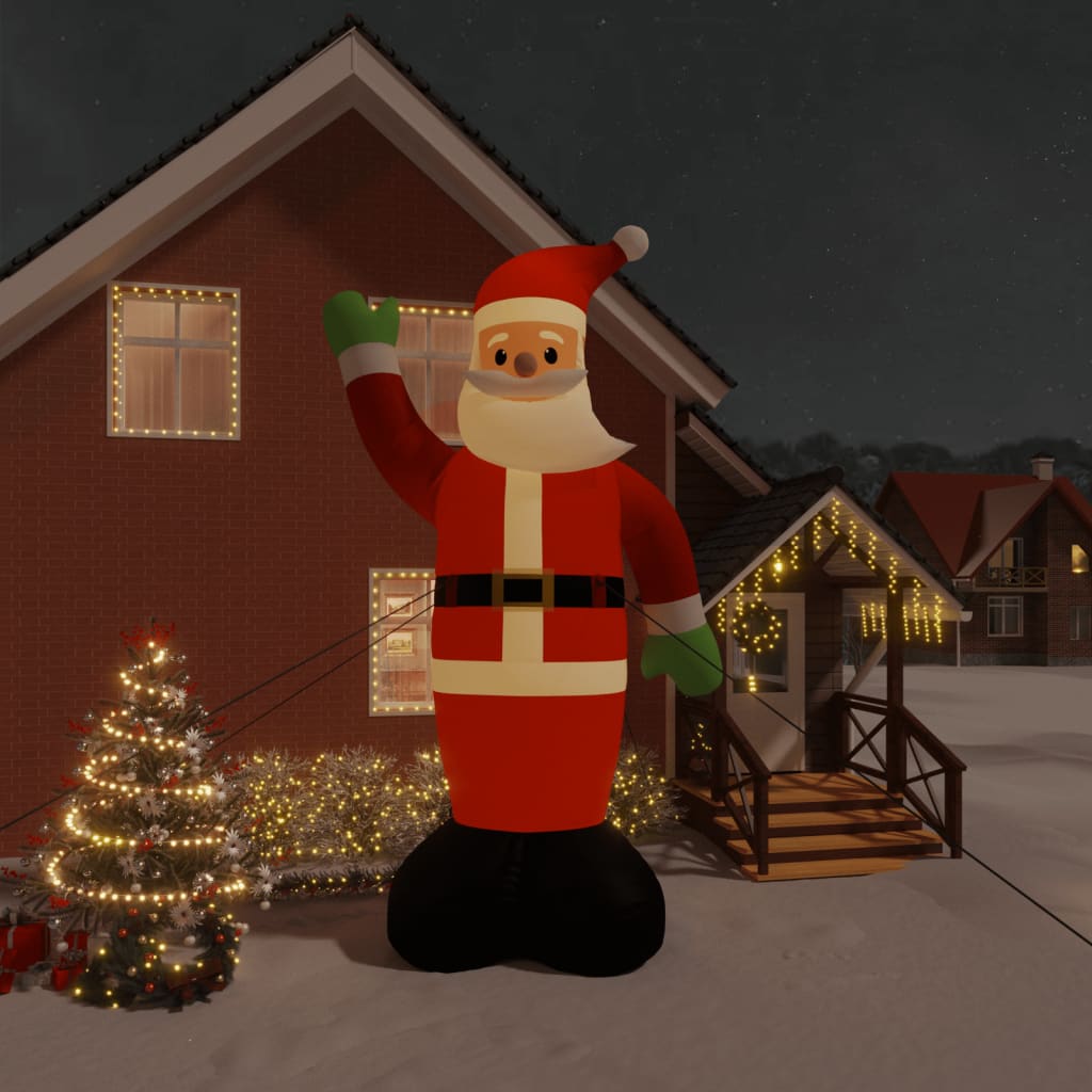 Vidaxl Santa oppustelig med LED'er 620 cm