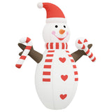 Vidaxl Snowman oppustelig med LED'er 630 cm