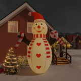 Vidaxl Snowman oppustelig med LED'er 630 cm