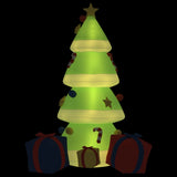 Vidaxl juletræ med LED'er oppustelig 240 cm