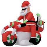 Vidaxl Santa oppustelig LED 156 cm