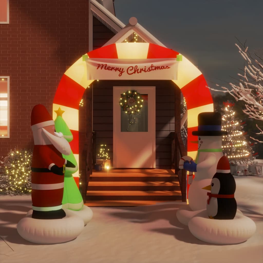 Vidaxl Christmas Arch Oppratable med LED'er 260 cm