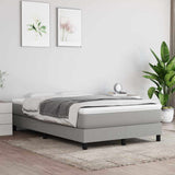 Vidaxl pocketveringmatras medium 120x200x20 cm stof lichtgrijs