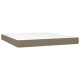 Vidaxl pocketveringmatras medium 180x200x20 cm stof taupe
