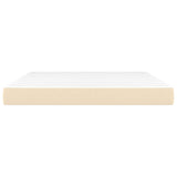 Vidaxl pocketveringmatras medium 180x200x20 cm stof crèmekleurig