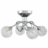 Vidaxl loftlampe med mesh -ledninger til 4 x G9 LED
