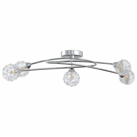 Vidaxl loftlampe med meshtrådkapsler 5xg9