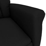 Vidaxl massagestoel met kussen zwart 70.5 x 96.5 x 95 cm kunstleer