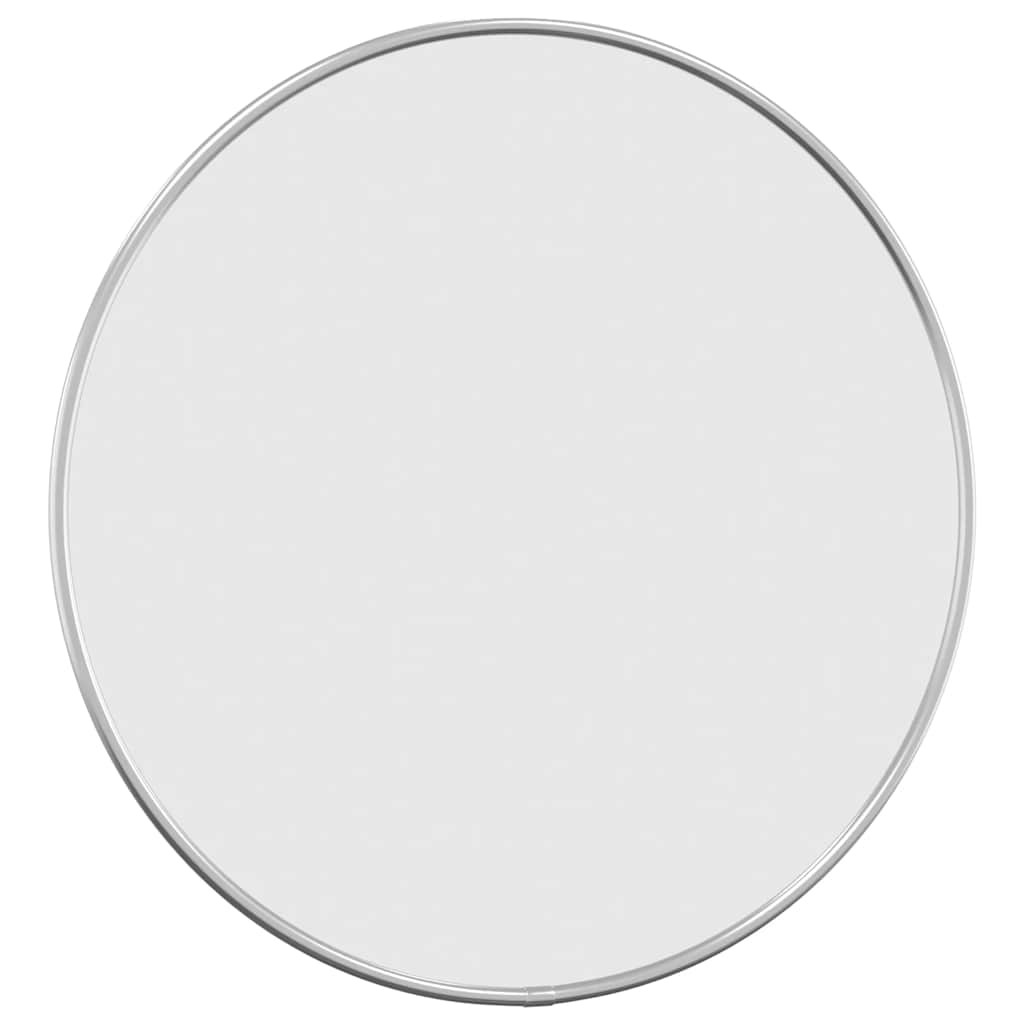 Vidaxl Wall Mirror Round Ø40 cm sølvfarvet