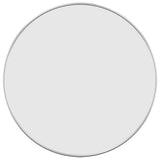 Vidaxl Wall Mirror Round Ø50 cm sølvfarvet