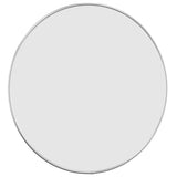 Vidaxl Wall Mirror Round Ø50 cm sølvfarvet