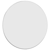 Vidaxl Wall Mirror Round Ø60 cm sølvfarvet