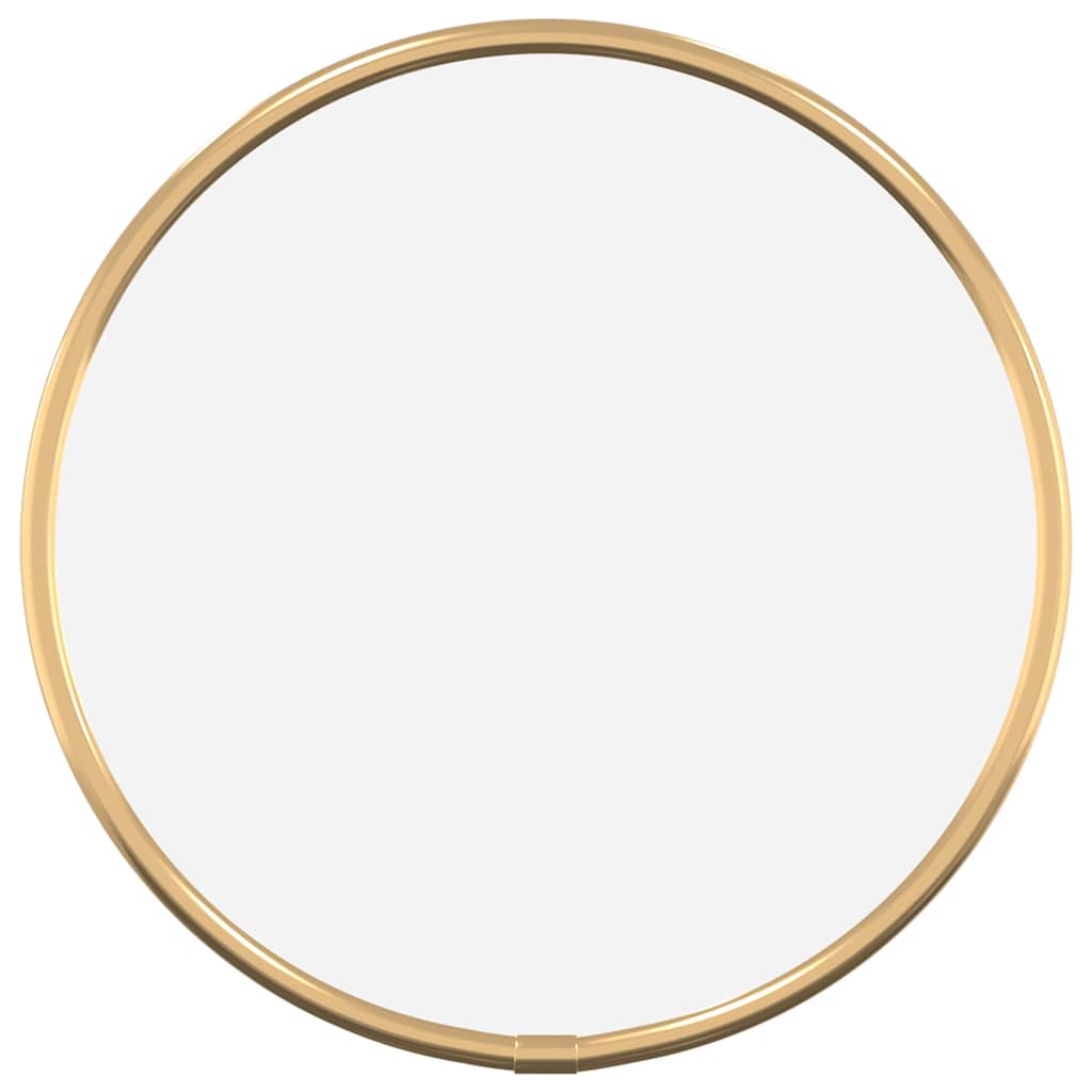 Vidaxl Wall Mirror omkring Ø20 cm guldfarvet