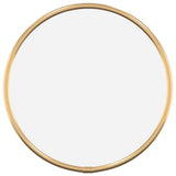 Vidaxl Wall Mirror omkring Ø20 cm guldfarvet