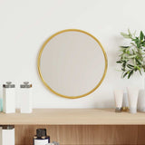 Vidaxl Wall Mirror omkring Ø20 cm guldfarvet
