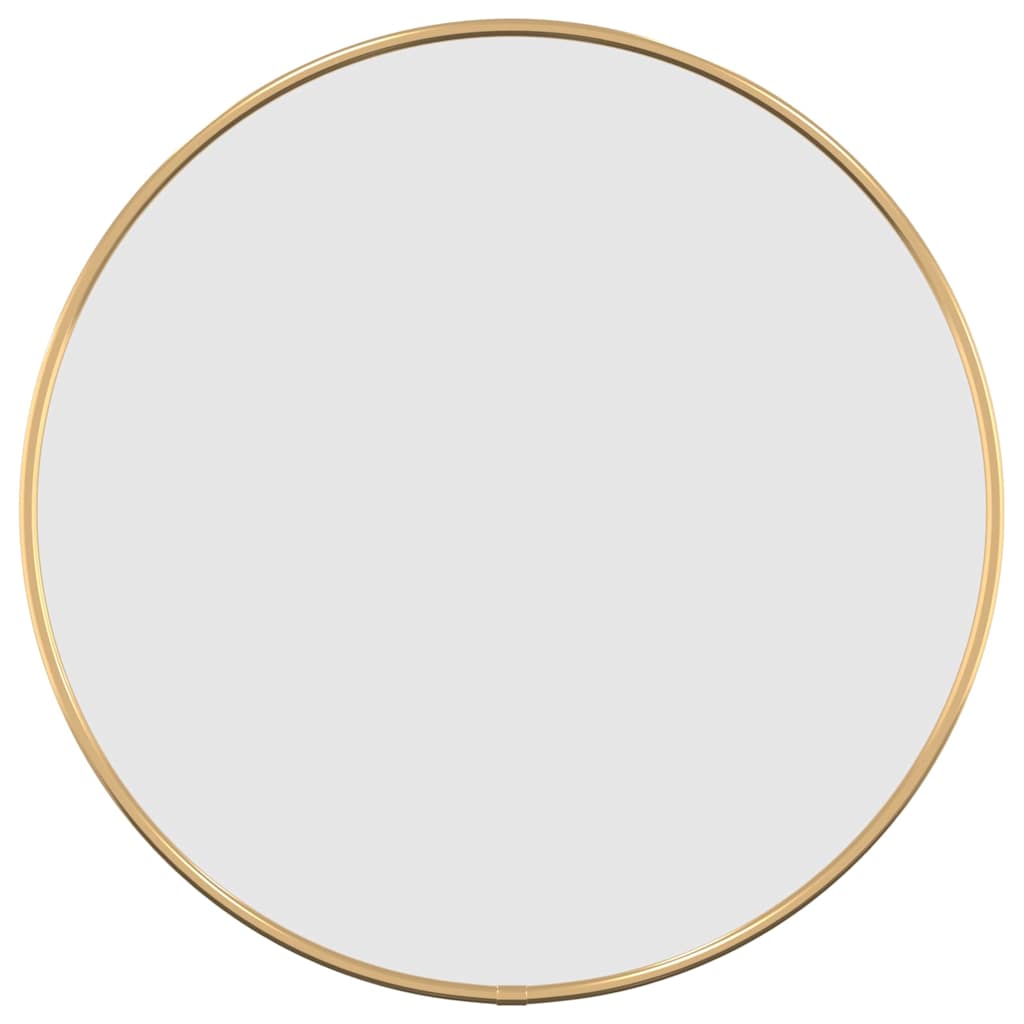 Vidaxl Wall Mirror Round Ø40 cm guldfarvet