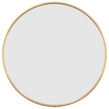 Vidaxl Wall Mirror Round Ø40 cm guldfarvet