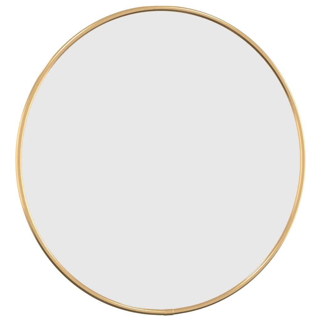Vidaxl Wall Mirror Round Ø40 cm guldfarvet