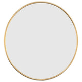 Vidaxl Wall Mirror Round Ø40 cm guldfarvet